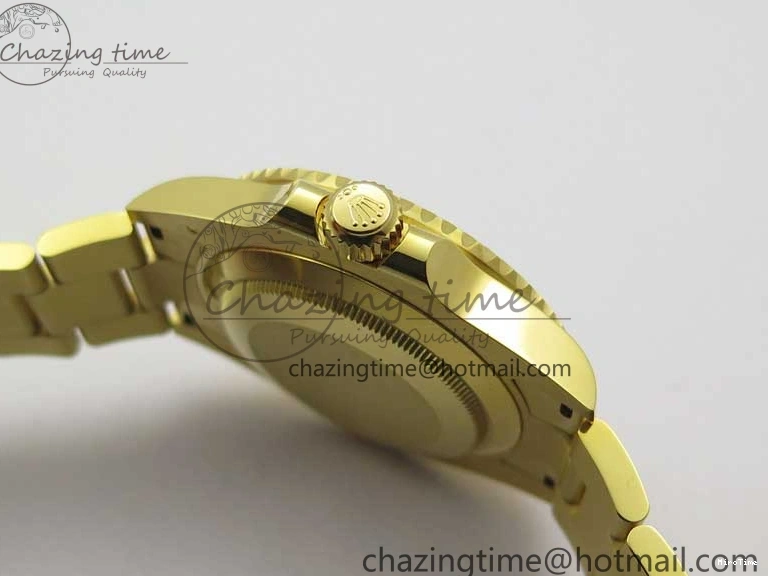 MiroTime 1223 Unisex Submariner 41mm 126618 LB YG EWF Blue Dial on YG Bracelet A 2615